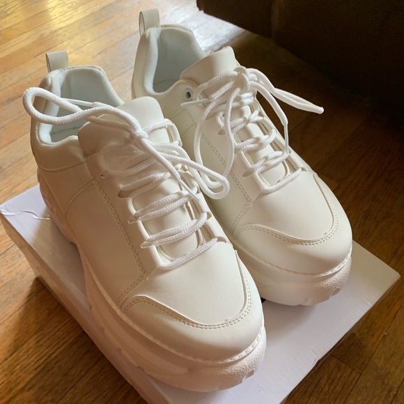 bamboo platform sneakers